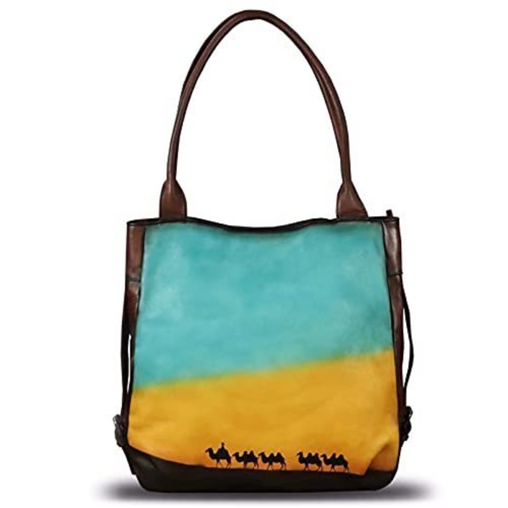Bag And Handbags Fashion Bag Pu Stiching Top Handle Satchel Strap Satchel